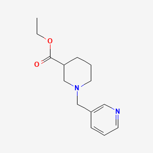 molecular formula C14H20N2O2 B3554796 Ethyl 1-(pyridin-3-ylmethyl)piperidine-3-carboxylate 