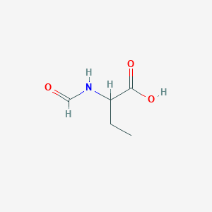 molecular formula C5H9NO3 B035549 2-Formamidobutanoic acid CAS No. 106873-99-8