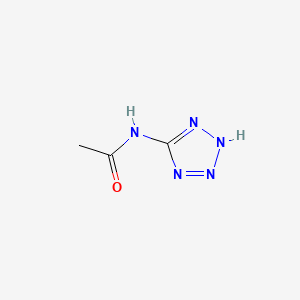 molecular formula C3H5N5O B3555094 Acetamide, N-1H-tetrazol-5-yl- CAS No. 6158-77-6