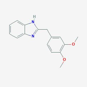 molecular formula C16H16N2O2 B355535 2-(3,4-Dimethoxybenzyl)-1H-benzimidazole CAS No. 59077-64-4