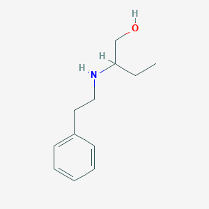 molecular formula C12H19NO B355538 2-[(2-Phenylethyl)amino]butan-1-ol CAS No. 932005-22-6