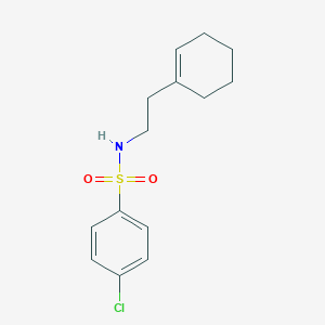 4-chloro-N-[2-(cyclohex-1-en-1-yl)ethyl]benzene-1-sulfonamide
