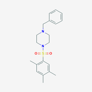 1-Benzyl-4-(2,4,5-trimethylphenyl)sulfonylpiperazine