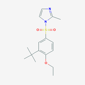 1-{[3-(Tert-butyl)-4-ethoxyphenyl]sulfonyl}-2-methylimidazole