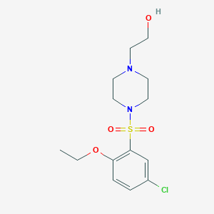 2-(4-((5-Chloro-2-ethoxyphenyl)sulfonyl)piperazin-1-yl)ethanol