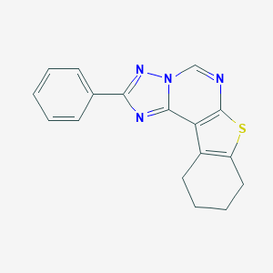 2-Phenyl-8,9,10,11-tetrahydro[1]benzothieno[3,2-e][1,2,4]triazolo[1,5-c]pyrimidine
