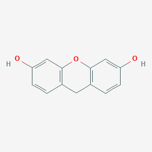 molecular formula C13H10O3 B035567 3,6-Dihydroxyxanthane CAS No. 102914-73-8