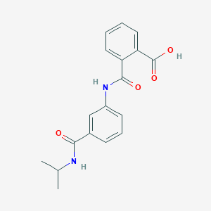B355727 2-({3-[(Isopropylamino)carbonyl]anilino}carbonyl)-benzoic acid CAS No. 940494-50-8