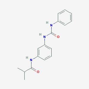 N-{3-[(anilinocarbonyl)amino]phenyl}-2-methylpropanamide