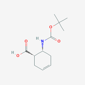 (1S,6R)-6-(tert-butoxycarbonylamino)cyclohex-3-enecarboxylic acid