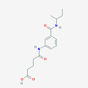 molecular formula C16H22N2O4 B355962 5-{3-[(Sec-butylamino)carbonyl]anilino}-5-oxopentanoic acid CAS No. 940499-63-8