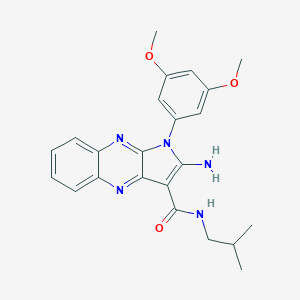 2-amino-1-(3,5-dimethoxyphenyl)-N-isobutyl-1H-pyrrolo[2,3-b]quinoxaline-3-carboxamide