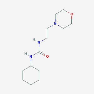 molecular formula C13H25N3O2 B3564647 N-cyclohexyl-N'-(2-morpholinoethyl)urea CAS No. 111681-32-4