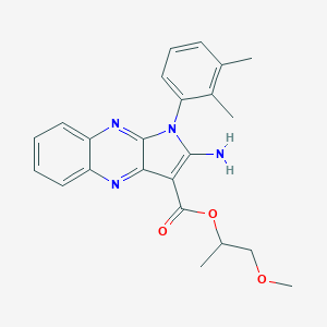 2-methoxy-1-methylethyl 2-amino-1-(2,3-dimethylphenyl)-1H-pyrrolo[2,3-b]quinoxaline-3-carboxylate