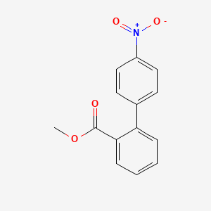molecular formula C14H11NO4 B3567340 methyl 4'-nitro-2-biphenylcarboxylate 