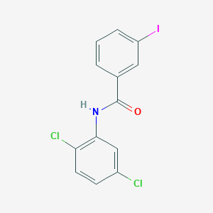 molecular formula C13H8Cl2INO B3567753 N-(2,5-dichlorophenyl)-3-iodobenzamide 