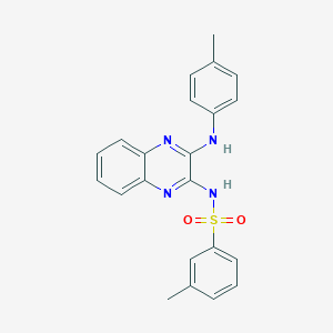 B357226 3-methyl-N-[3-(4-toluidino)-2-quinoxalinyl]benzenesulfonamide CAS No. 571152-70-0