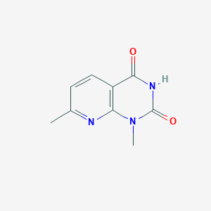 molecular formula C9H9N3O2 B3572621 1,7-dimethylpyrido[2,3-d]pyrimidine-2,4(1H,3H)-dione 