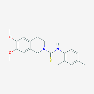 molecular formula C20H24N2O2S B357269 N-(2,4-dimethylphenyl)-6,7-dimethoxy-3,4-dihydro-2(1H)-isoquinolinecarbothioamide CAS No. 883955-98-4