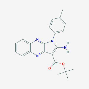 tert-butyl 2-amino-1-(4-methylphenyl)-1H-pyrrolo[2,3-b]quinoxaline-3-carboxylate