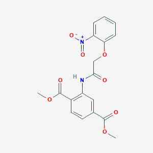 dimethyl 2-{[(2-nitrophenoxy)acetyl]amino}terephthalate