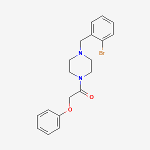 1-(2-bromobenzyl)-4-(phenoxyacetyl)piperazine