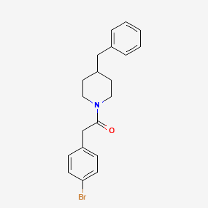 4-benzyl-1-[(4-bromophenyl)acetyl]piperidine