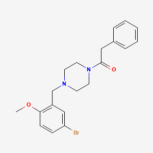 1-(5-bromo-2-methoxybenzyl)-4-(phenylacetyl)piperazine