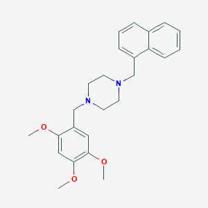 1-(1-naphthylmethyl)-4-(2,4,5-trimethoxybenzyl)piperazine