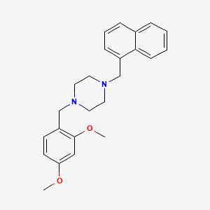 1-(2,4-dimethoxybenzyl)-4-(1-naphthylmethyl)piperazine