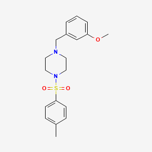 molecular formula C19H24N2O3S B3576250 1-(3-methoxybenzyl)-4-[(4-methylphenyl)sulfonyl]piperazine CAS No. 6037-41-8