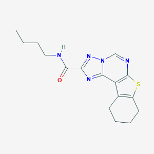 molecular formula C16H19N5OS B357670 N-butyl-8,9,10,11-tetrahydro[1]benzothieno[3,2-e][1,2,4]triazolo[1,5-c]pyrimidine-2-carboxamide CAS No. 899408-41-4