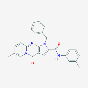 1-benzyl-7-methyl-4-oxo-N-(m-tolyl)-1,4-dihydropyrido[1,2-a]pyrrolo[2,3-d]pyrimidine-2-carboxamide