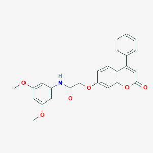 N-(3,5-dimethoxyphenyl)-2-[(2-oxo-4-phenyl-2H-chromen-7-yl)oxy]acetamide