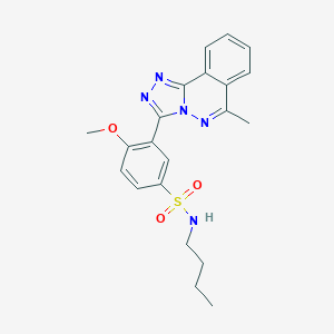 molecular formula C21H23N5O3S B357949 Lu AE98134 CAS No. 849000-18-6