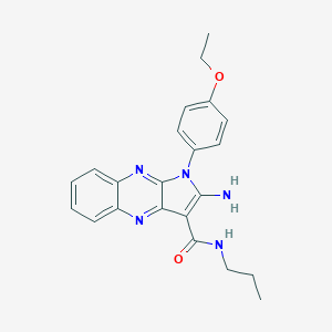 2-amino-1-(4-ethoxyphenyl)-N-propyl-1H-pyrrolo[2,3-b]quinoxaline-3-carboxamide