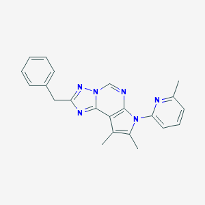 2-benzyl-8,9-dimethyl-7-(6-methyl-2-pyridinyl)-7H-pyrrolo[3,2-e][1,2,4]triazolo[1,5-c]pyrimidine