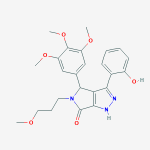 3-(2-hydroxyphenyl)-5-(3-methoxypropyl)-4-(3,4,5-trimethoxyphenyl)-4,5-dihydropyrrolo[3,4-c]pyrazol-6(1H)-one