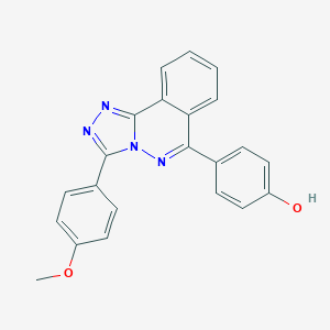 4-[3-(4-Methoxyphenyl)[1,2,4]triazolo[3,4-a]phthalazin-6-yl]phenol