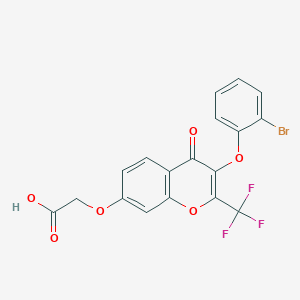 molecular formula C18H10BrF3O6 B3581747 MFCD02071933 