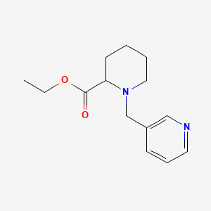 molecular formula C14H20N2O2 B3581821 ethyl 1-(3-pyridinylmethyl)-2-piperidinecarboxylate 