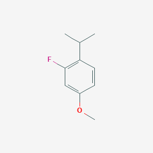 molecular formula C10H13FO B035819 2-Fluoro-1-isopropyl-4-methoxybenzene CAS No. 1262414-96-9
