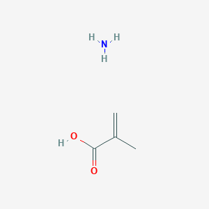 molecular formula C4H10NO2+ B035830 Ammonium methacrylate CAS No. 16325-47-6