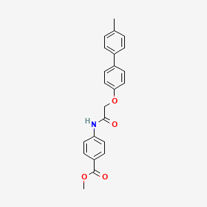 molecular formula C23H21NO4 B3584107 Methyl 4-[[2-[4-(4-methylphenyl)phenoxy]acetyl]amino]benzoate 