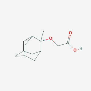 molecular formula C13H20O3 B358558 [(2-Methyl-2-adamantyl)oxy]acetic acid CAS No. 893781-62-9