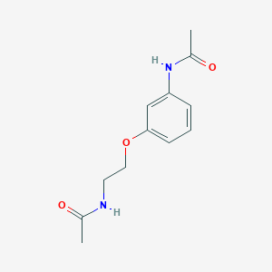molecular formula C12H16N2O3 B358604 N-{3-[2-(acetylamino)ethoxy]phenyl}acetamide CAS No. 1020241-61-5