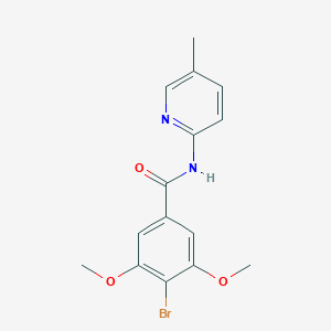 4-bromo-3,5-dimethoxy-N-(5-methyl-2-pyridinyl)benzamide