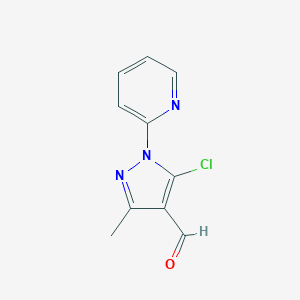 5-chloro-3-methyl-1-(pyridin-2-yl)-1H-pyrazole-4-carbaldehyde