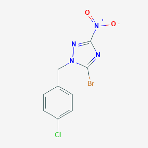 5-bromo-1-(4-chlorobenzyl)-3-nitro-1H-1,2,4-triazole