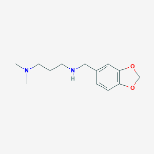 molecular formula C13H20N2O2 B358701 N1-(Benzo[d][1,3]dioxol-5-ylmethyl)-N3,N3-dimethylpropane-1,3-diamine CAS No. 331956-10-6